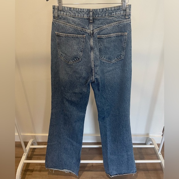Ripped Wide Leg Jeans. Sized up for oversized look but they were too big. - Picture 2 of 3